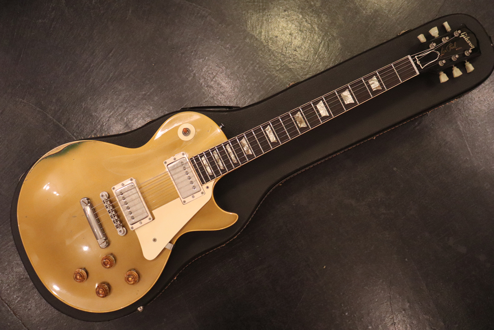 ギター Hard Aged LesPaul Type Standard GoldTop LPSTDGTCH-Finish-Shot.jpg