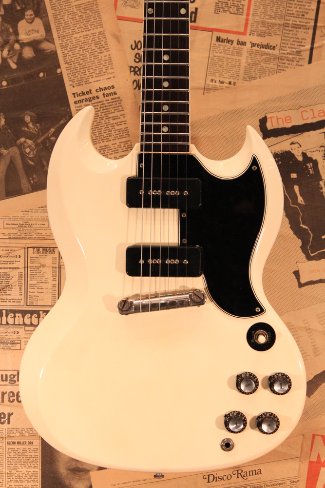 Gibson 1961y[SG Special TV[“Slant Bridge”[Polaris White