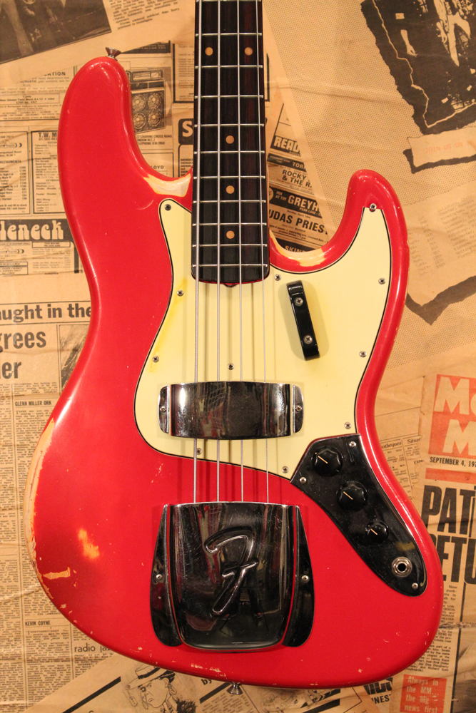 Fender 1962y[Jazz Bass[“Original Dakota Red”[Green Guard | GUITAR 
