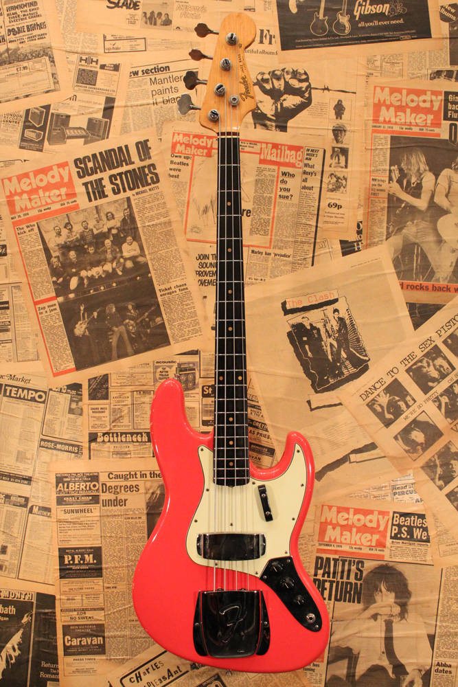 Fender 1962y[Jazz Bass[“Original Fiesta Red”[Slab Finger