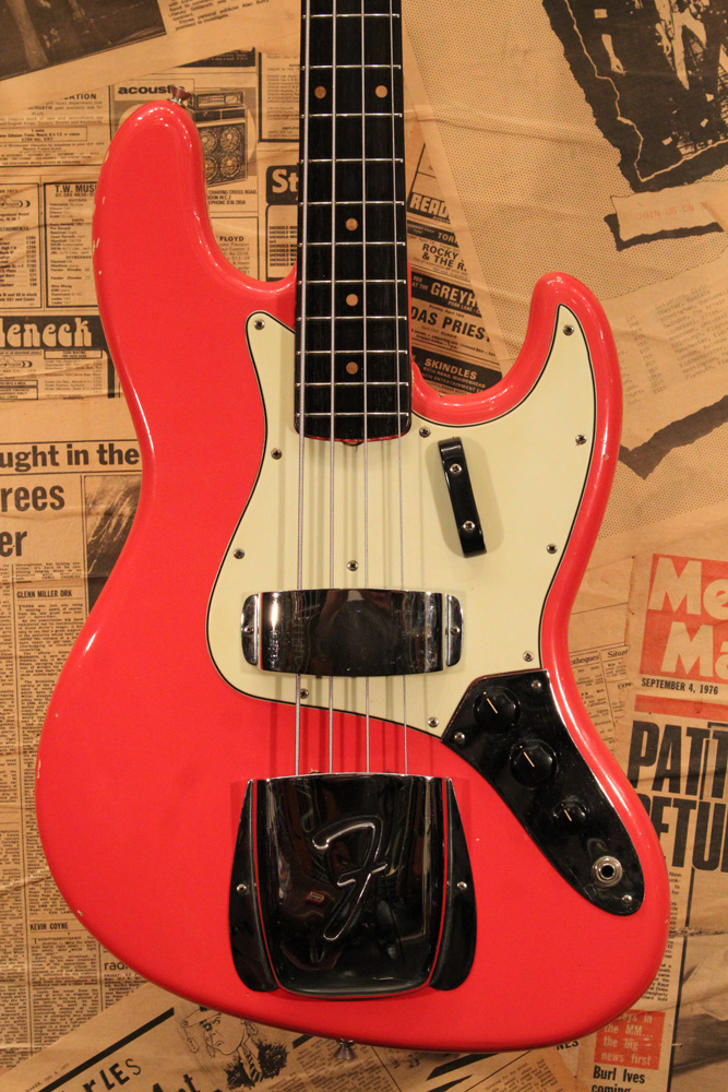 Fender 1962y[Jazz Bass[“Original Fiesta Red”[Slab Finger