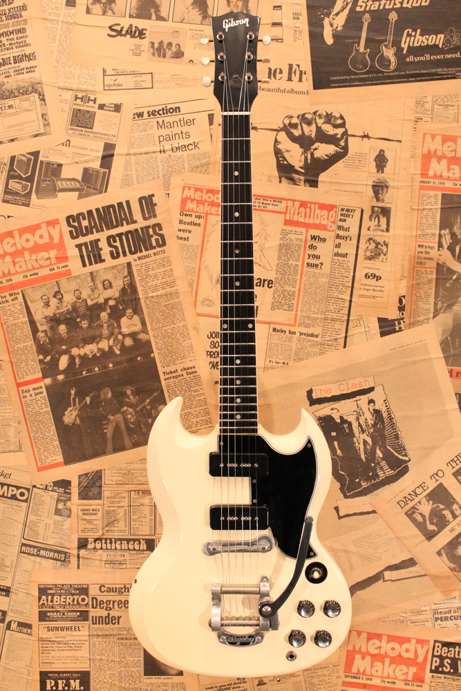 Gibson 1962y[SG Special[“Slant Bridge”[TV White Finish Gibson 1962y[SG Special[“Slant Bridge”[TV White Finish