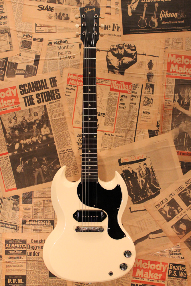 Gibson 1963y[SG Junior[“Polaris White”[Clean Condition with Hang