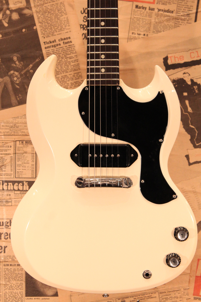 Gibson 1963y[SG Junior[“Polaris White”[Clean Condition with Hang