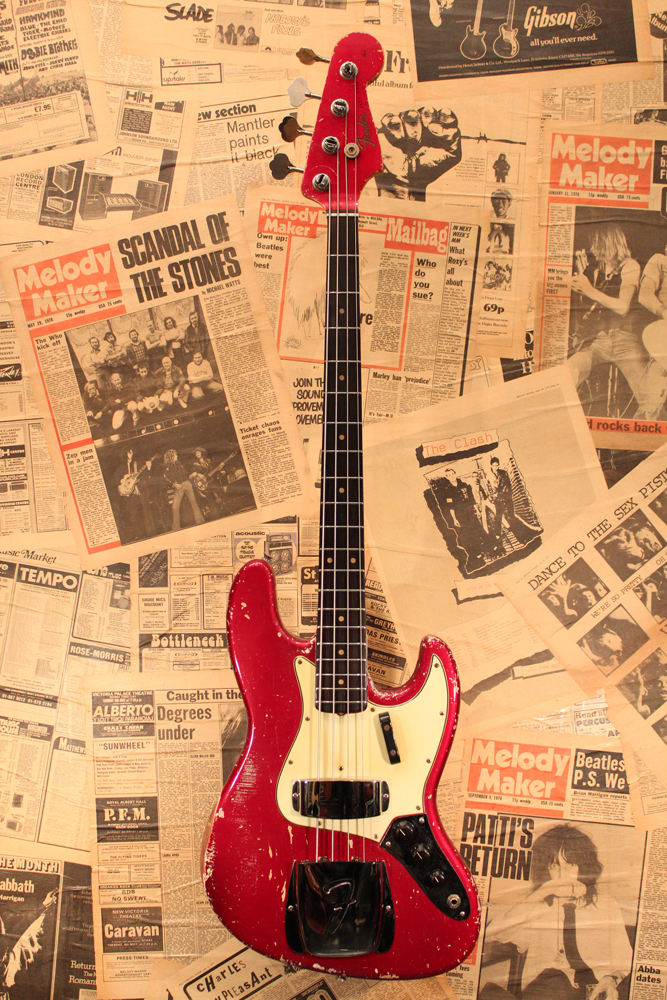 Fender Custom Shop1962 Jazz Bass -Candy Apple Red