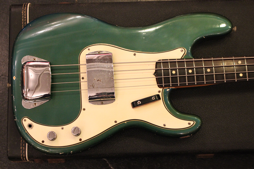 ベース Fender USA Fender Precision Bass Special Fender '65 Precision Bass - ホワイト / ローズ - ハイパーギターズ