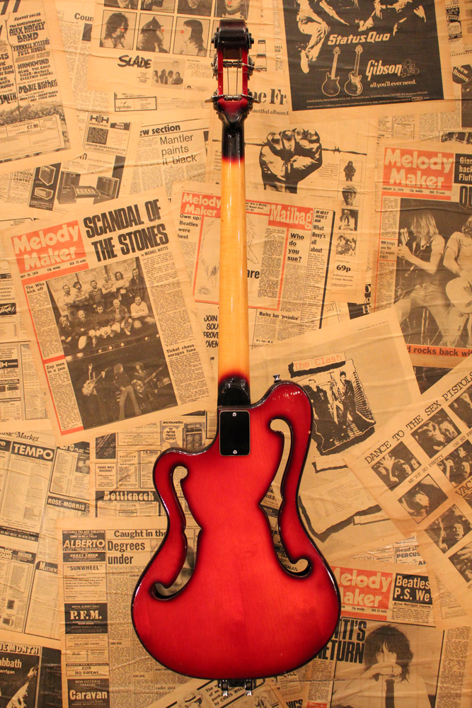 Vintage エレキベース 1966 AEB-1 “Scroll Bass”[Fretted Neck[Mystery Pickup