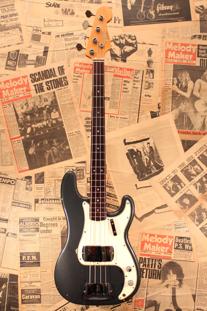 Fender 1966y[Precision Bass[“Charcoal Frost Metallic” | GUITAR