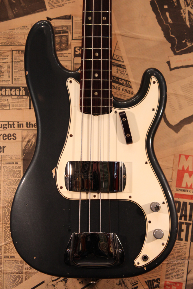 Fender 1966y[Precision Bass[“Charcoal Frost Metallic” | GUITAR