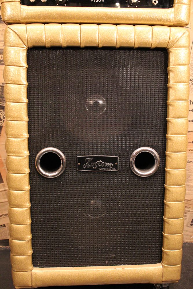 KUSTOM 1969y[K100 2 Stack[“Tack'n Roll Gold Sparkle